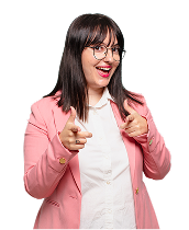 Colaboradora sorrindo