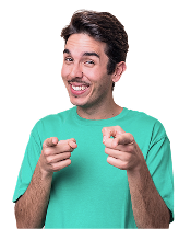 Colaborador apontando